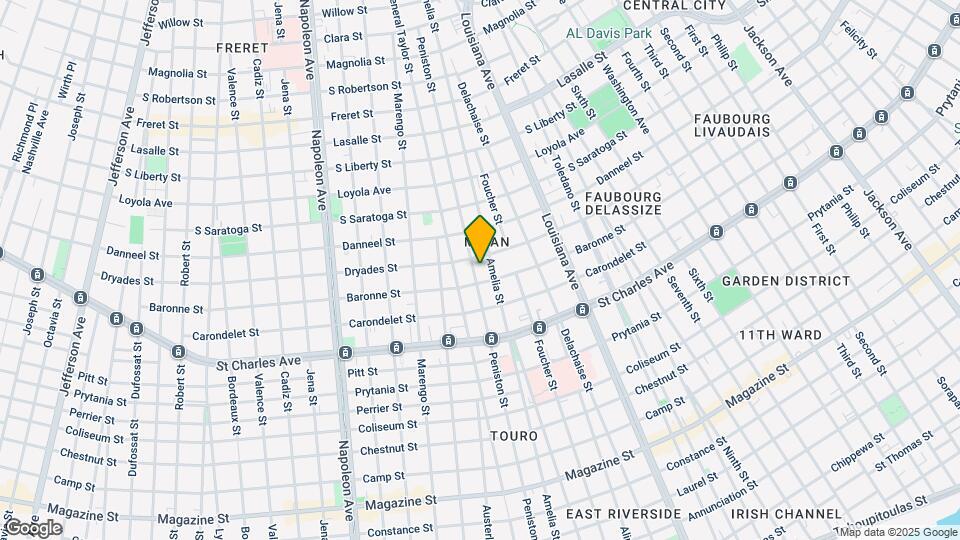 1817 Peniston St Mapa y Detalles de la Ubicación