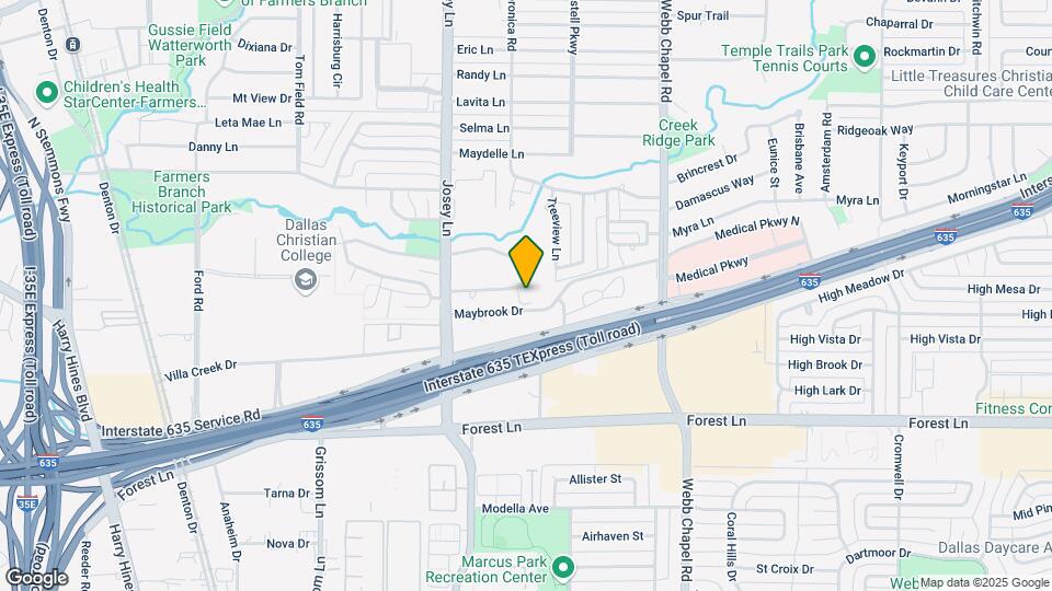 2956 Sunburst Ln Map and Location Details