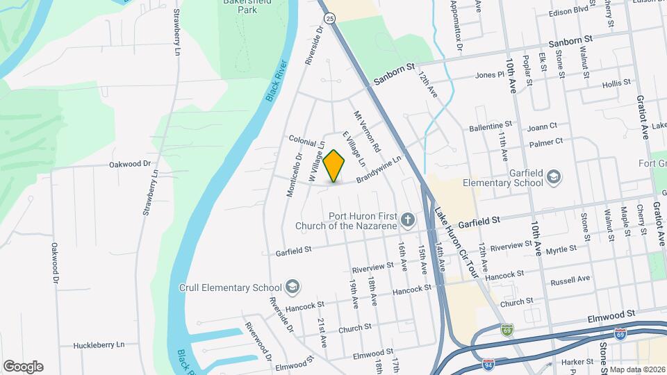 2324 Brandywine Ln Mapa y Detalles de la Ubicación