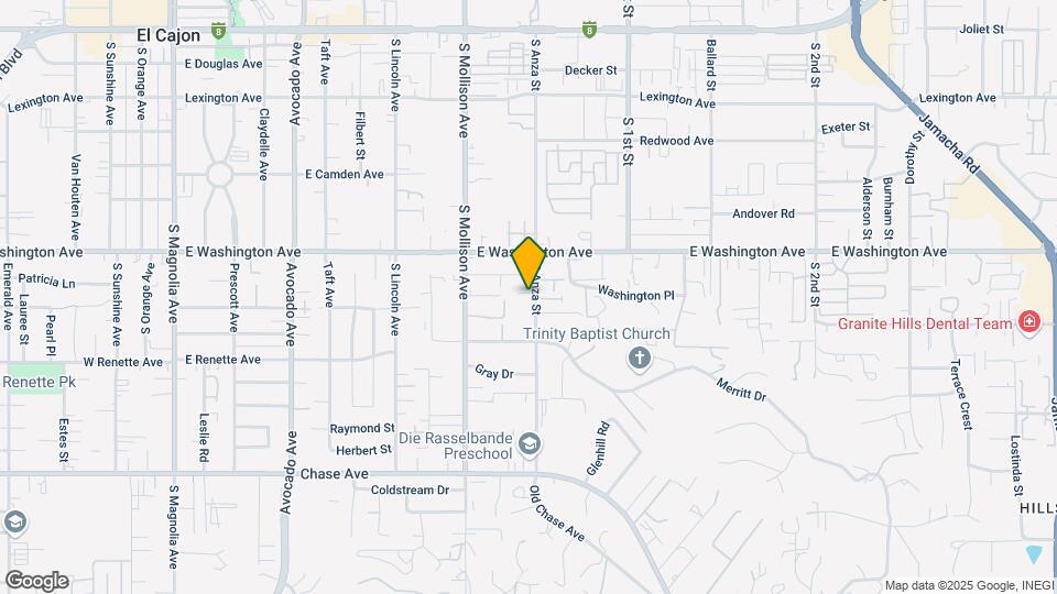 776-784 S Anza St Map and Location Details