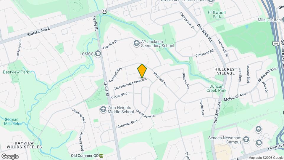 57 Threadneedle Crescent Map and Location Details