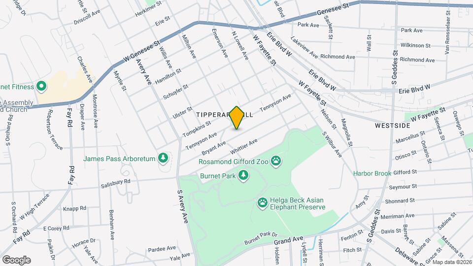 344 Bryant Ave Map and Location Details