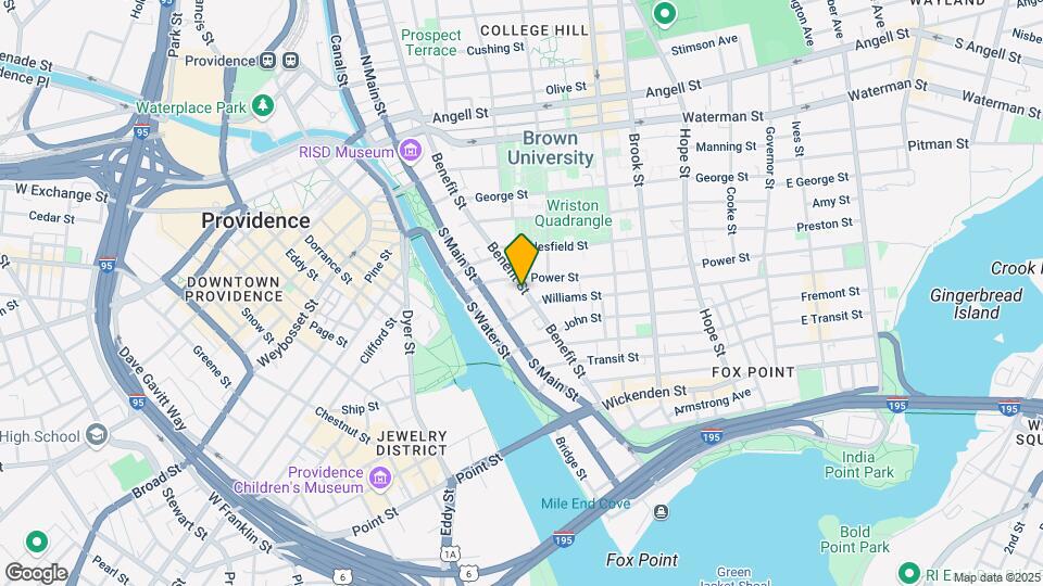 350 Benefit st/Luxury Residences for Lease Map and Location Details