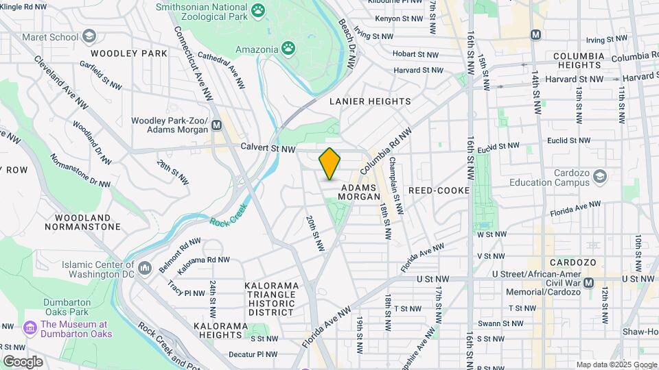 1861 Mintwood Pl NW Map and Location Details