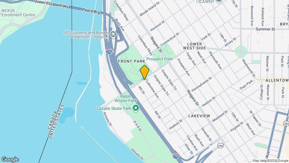 121 Porter Ave Map and Location Details