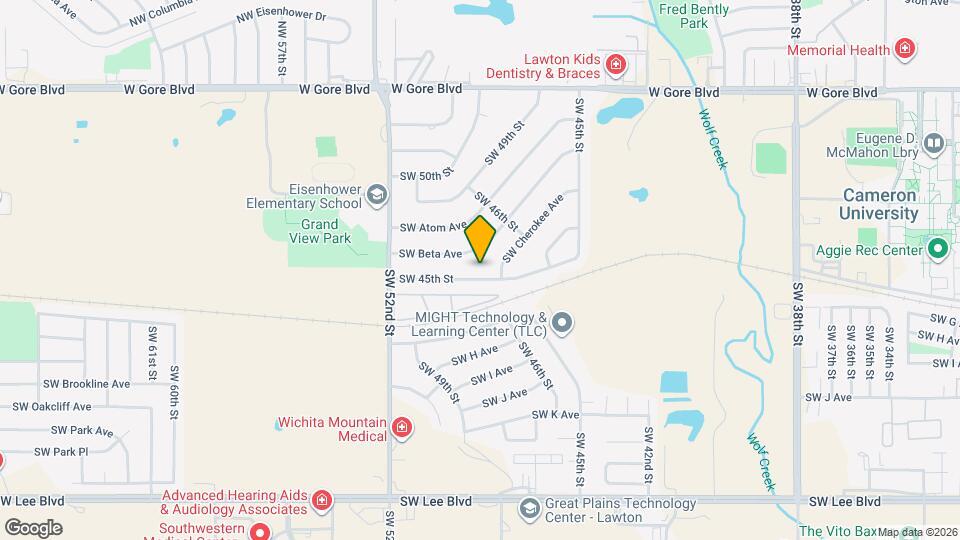 605 SW 45th St Map and Location Details