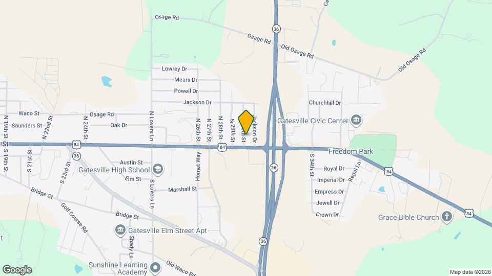 106 N 30th St Map and Location Details