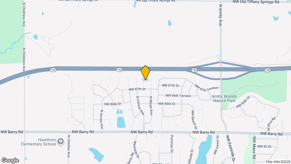 8707 N Wheaton Ct Map and Location Details