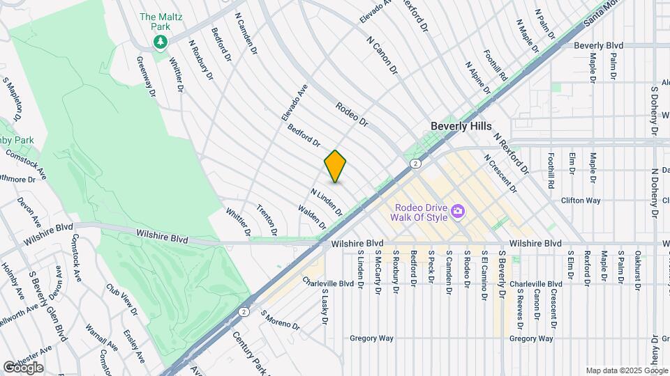 515 N Roxbury Dr Map and Location Details