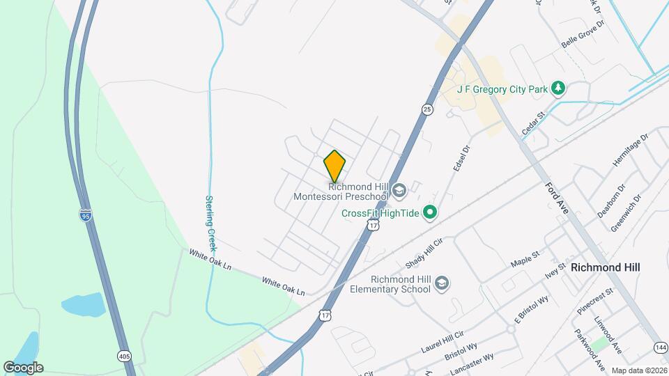 185 Red Oak Dr Map and Location Details