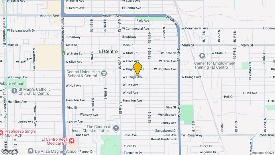 687 W Orange Ave Map and Location Details