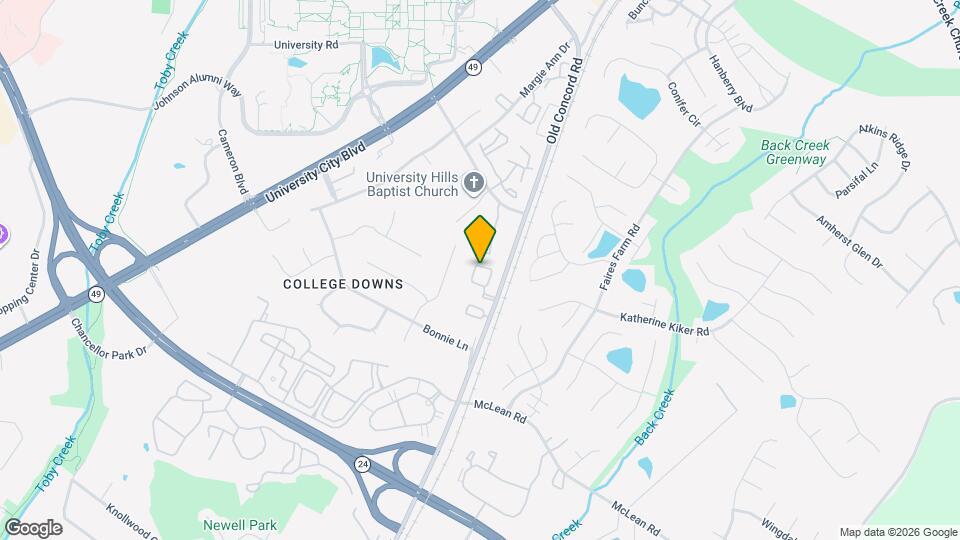 9445 Lexington Cir Map and Location Details