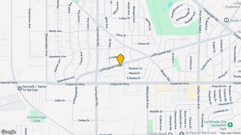 13546 Leffingwell Rd Mapa y Detalles de la Ubicación