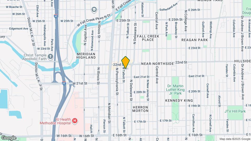 2133 N Talbott St Map and Location Details