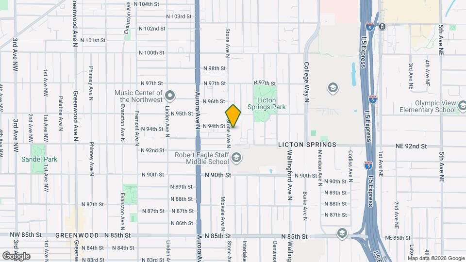 9312 Stone Ave N Map and Location Details