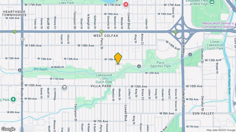 1252 Newton St Map and Location Details