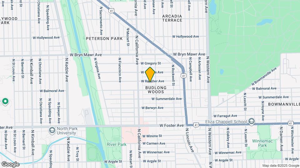2717 W Rascher Ave, Unit 1 Map and Location Details