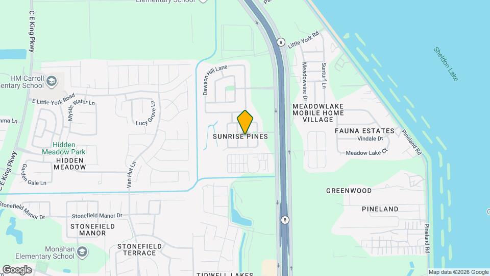 9523 Wyatt Oak Lane Map and Location Details