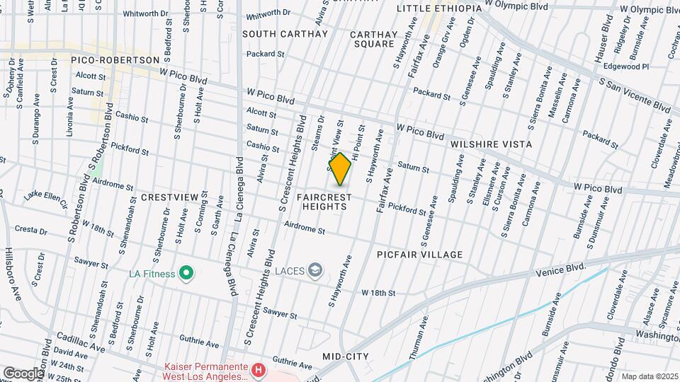 5943 Pickford St Map and Location Details