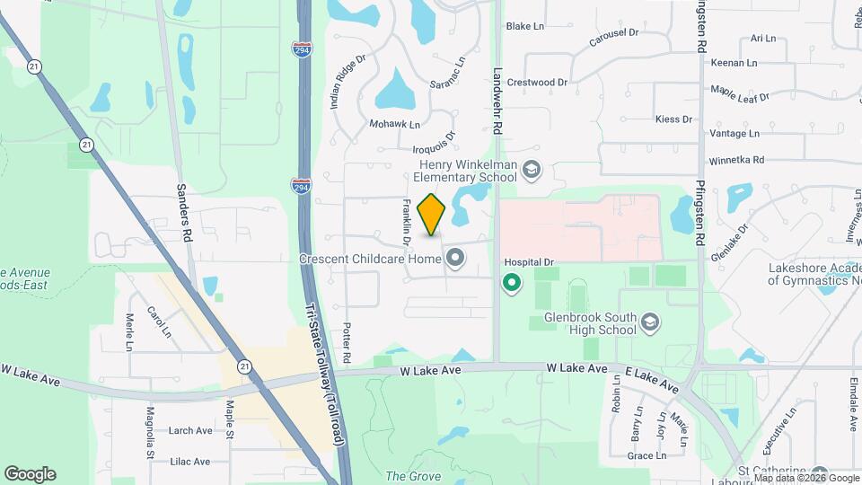 3336 Overland Pass Map and Location Details