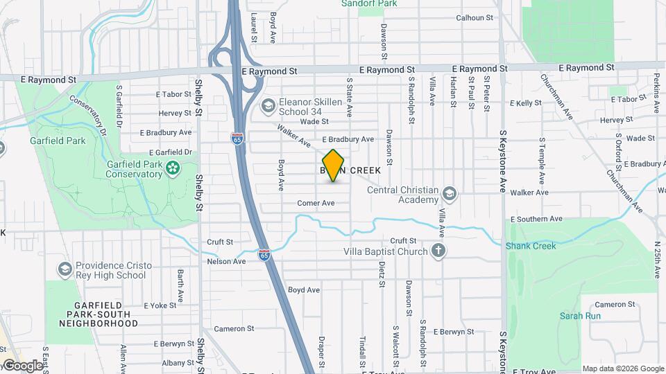 1629 Hoefgen St Map and Location Details