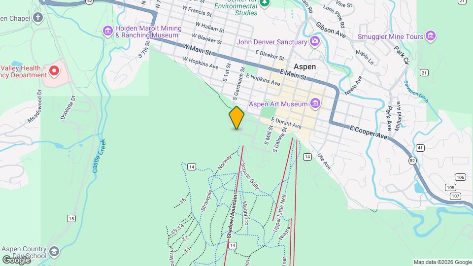 717 S Aspen St Map and Location Details