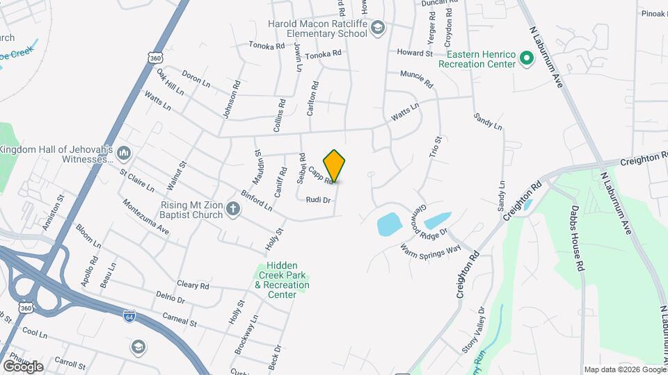 2213 Capp Rd Map and Location Details