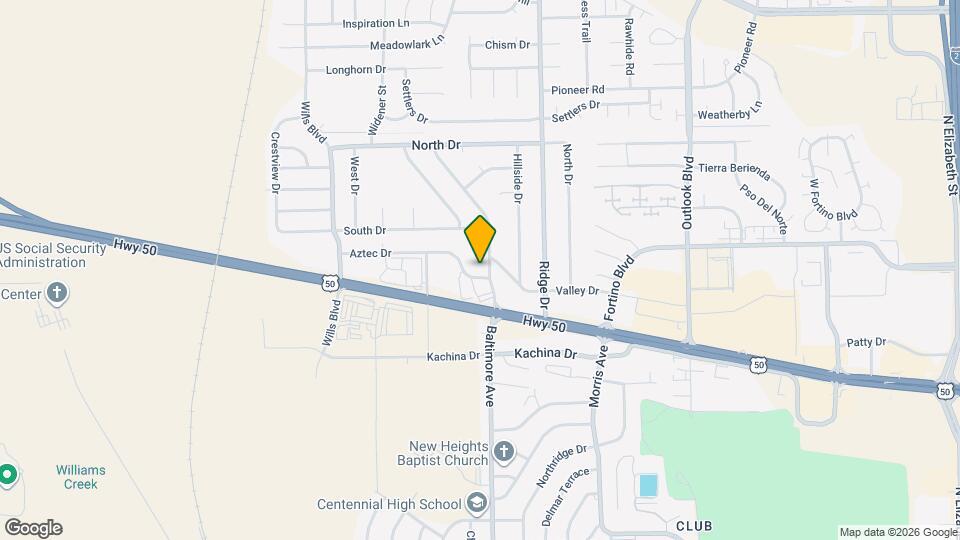 2113 Aztec Dr Map and Location Details