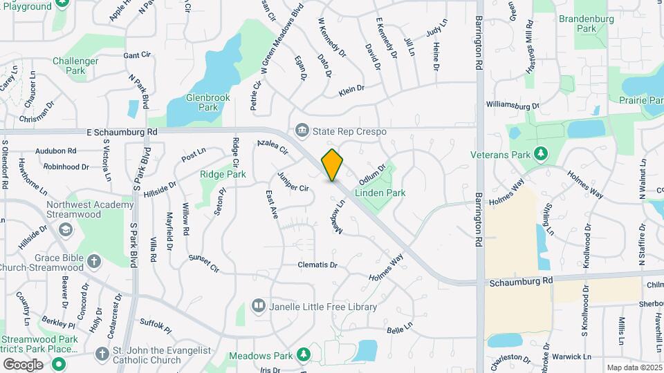 2814 Meadow Ln Map and Location Details