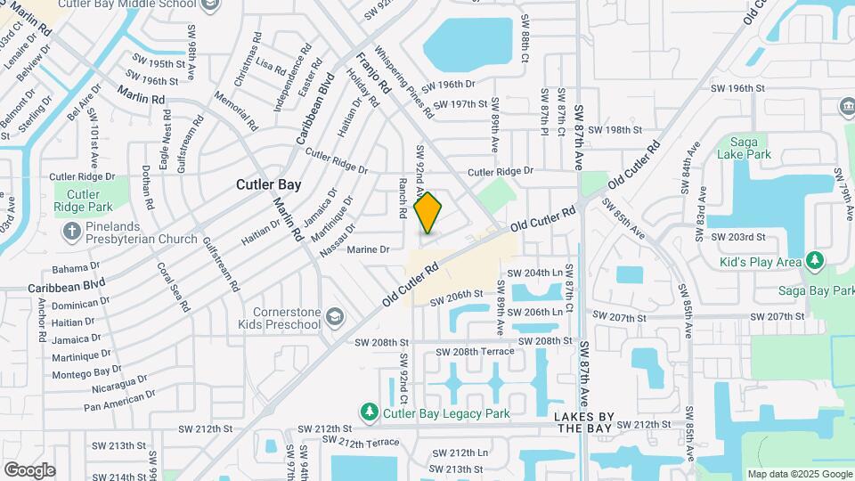 9141 SW 203rd Terrace Map and Location Details