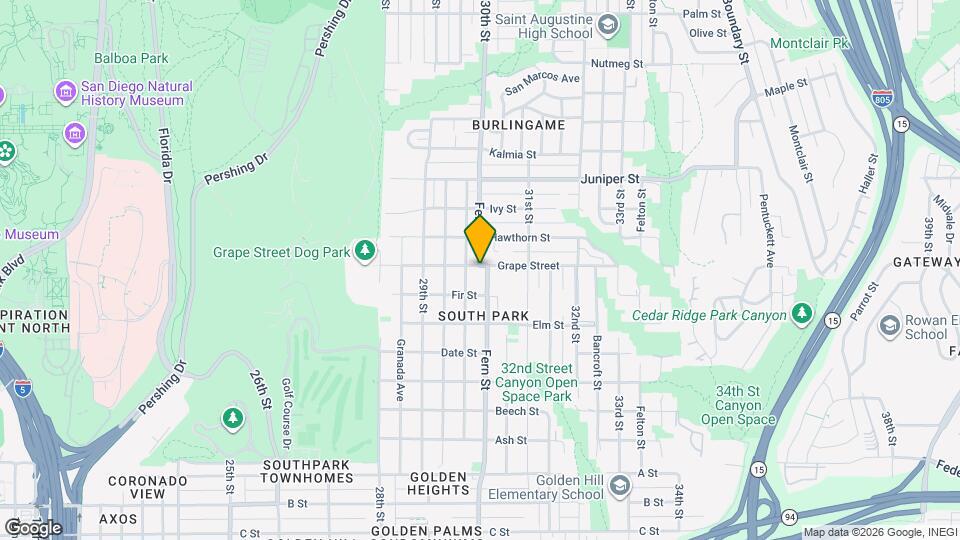 3009 Grape St, Unit 3009 Mapa y Detalles de la Ubicación