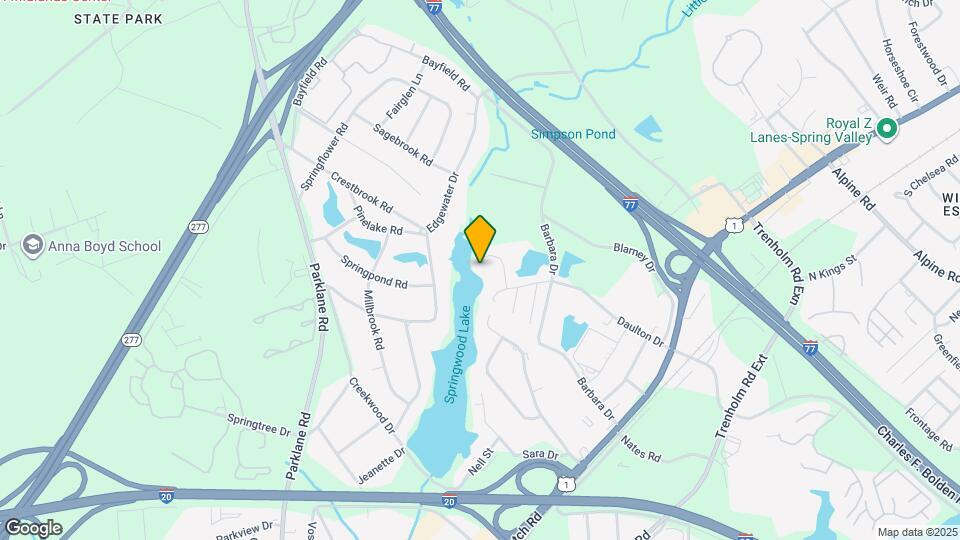 129 Springwoods Lake Point Map and Location Details