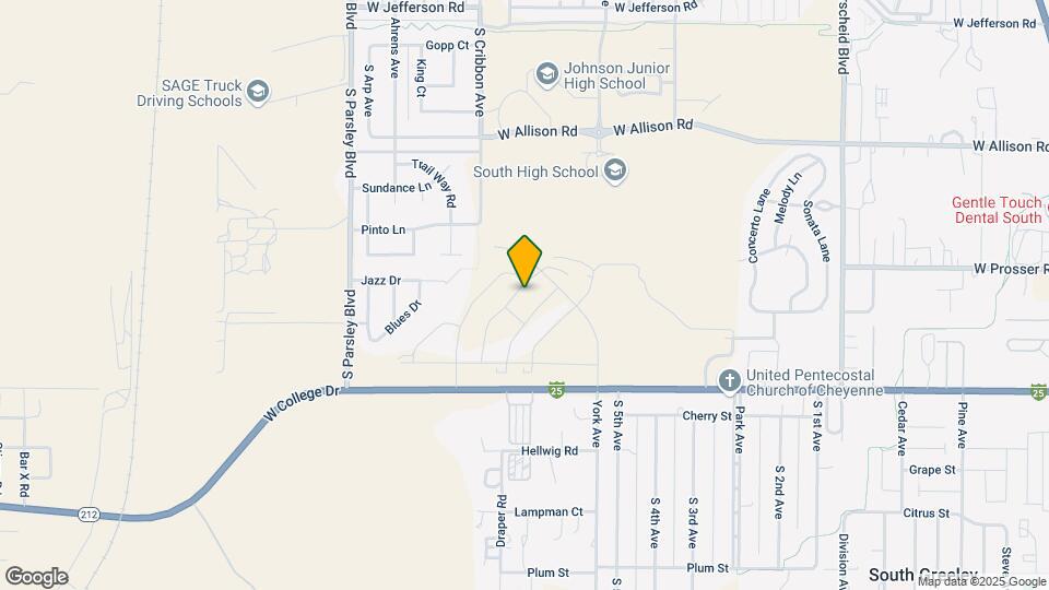 1525 Carol Ann Wy Map and Location Details