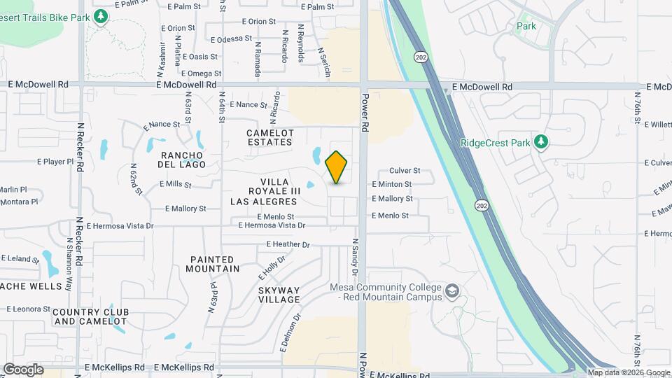 6723 E Minton St Map and Location Details