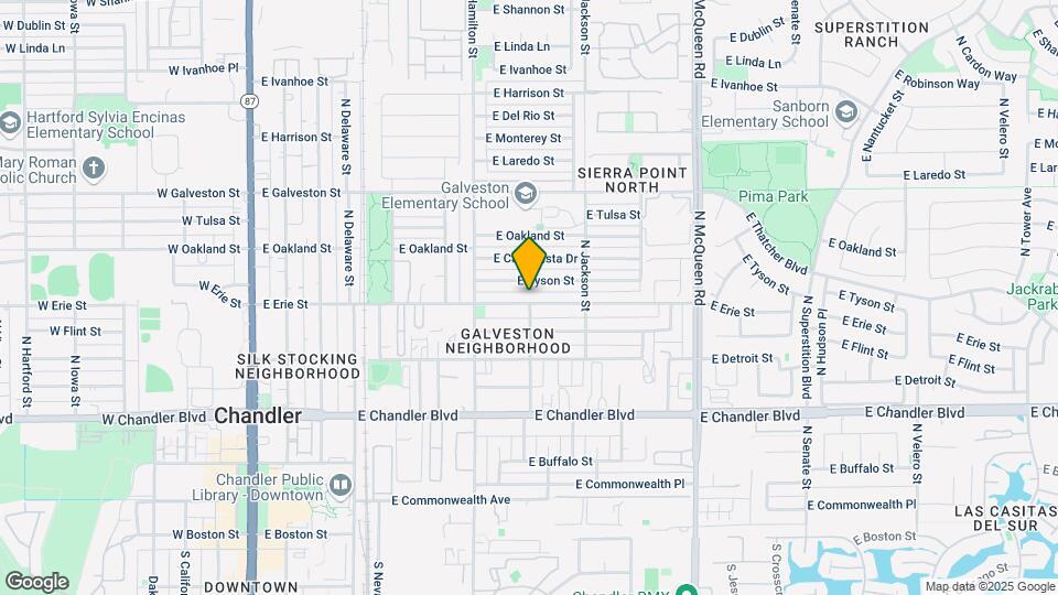 694 E Erie St Map and Location Details