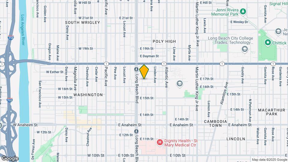 340 17th St Map and Location Details