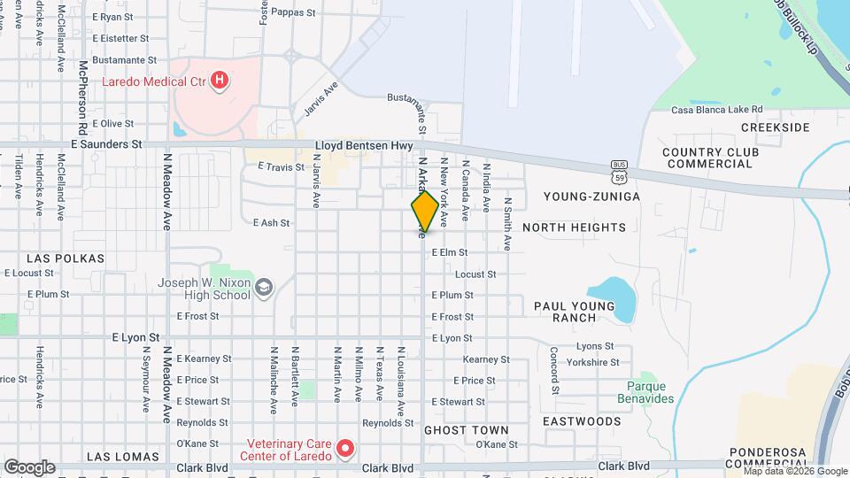 3315 N Arkansas Ave Map and Location Details