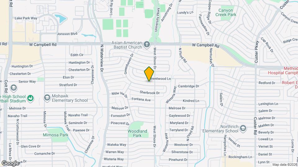 806 Greenhaven Dr Map and Location Details