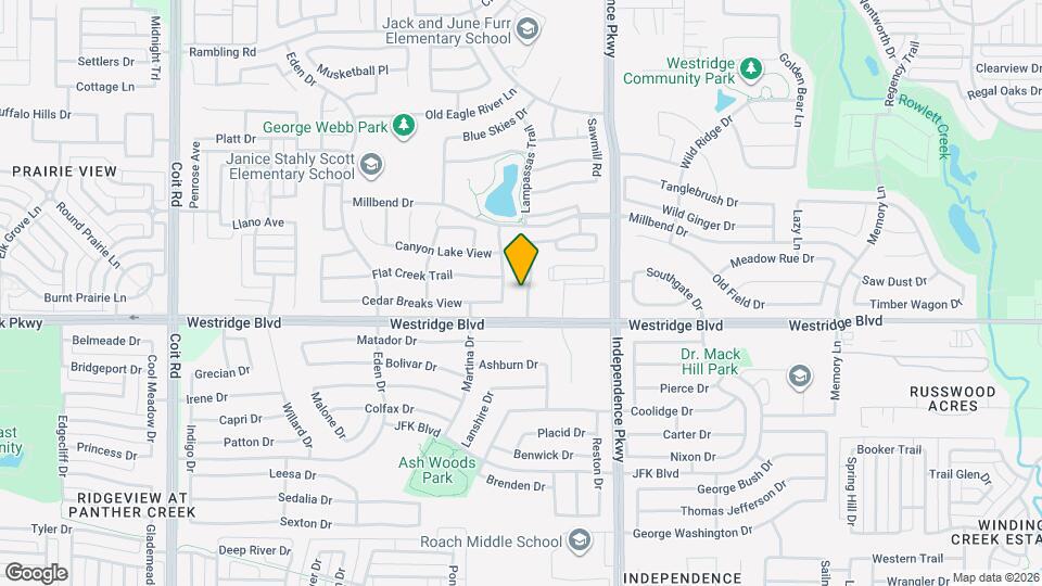 1504 Lauren Creek Ln Map and Location Details