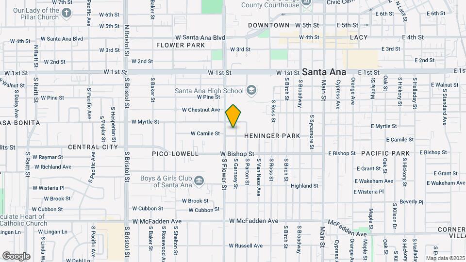 420 S Garnsey St Map and Location Details