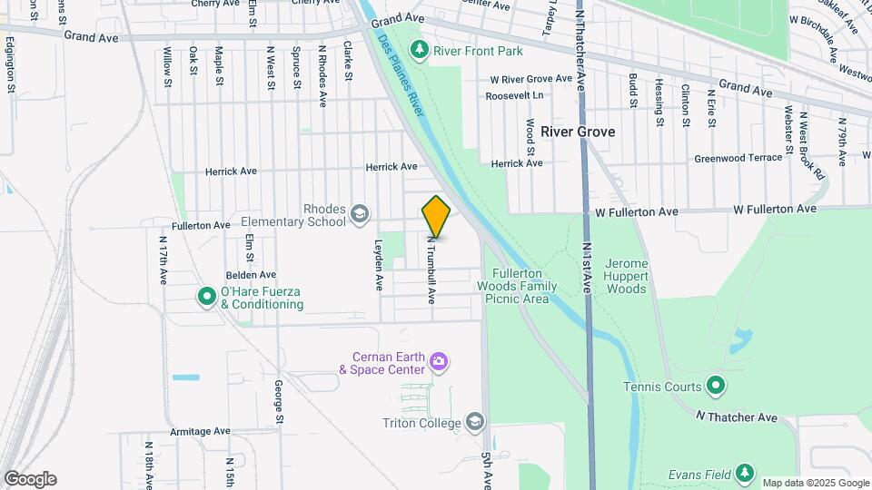 2333 N Trumbull Ave Map and Location Details
