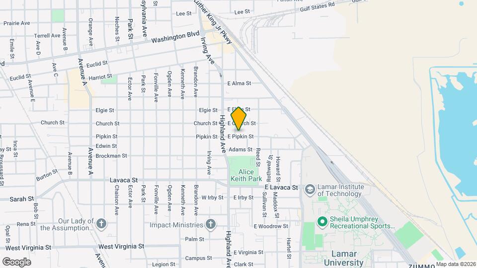 245 E Pipkin St Mapa y Detalles de la Ubicación