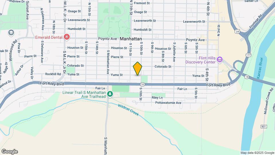 1009 Yuma St Map and Location Details