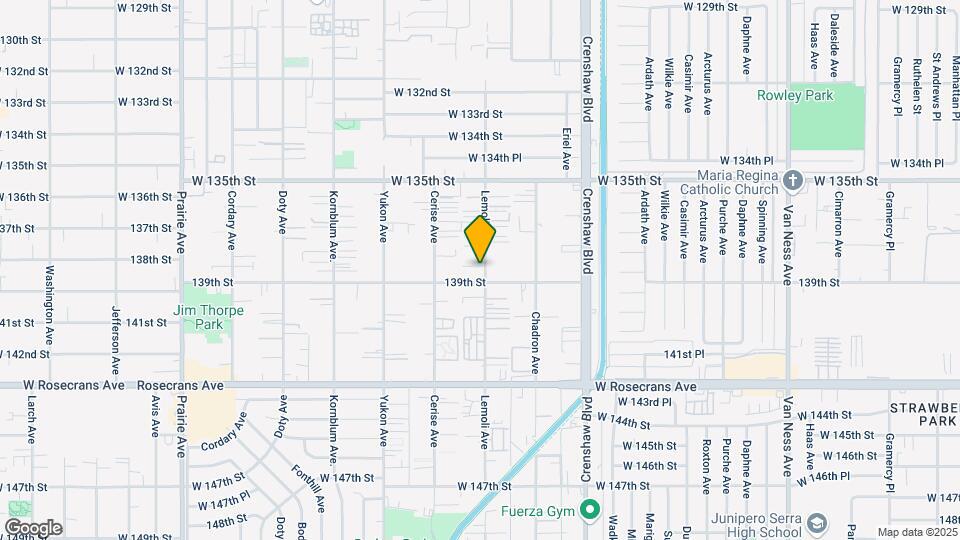 13807 Lemoli Ave Map and Location Details