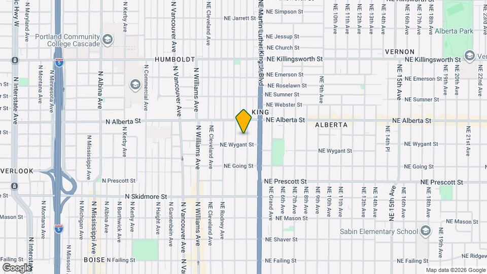 4829 NE Garfield Ave. Map and Location Details
