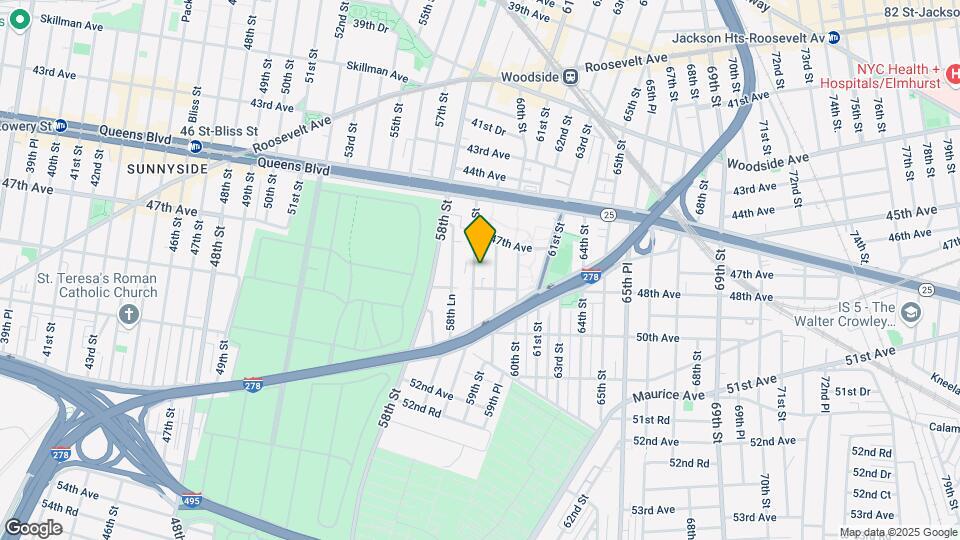 47-39 59th St Mapa y Detalles de la Ubicación