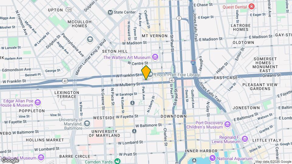 112 W Mulberry St Map and Location Details