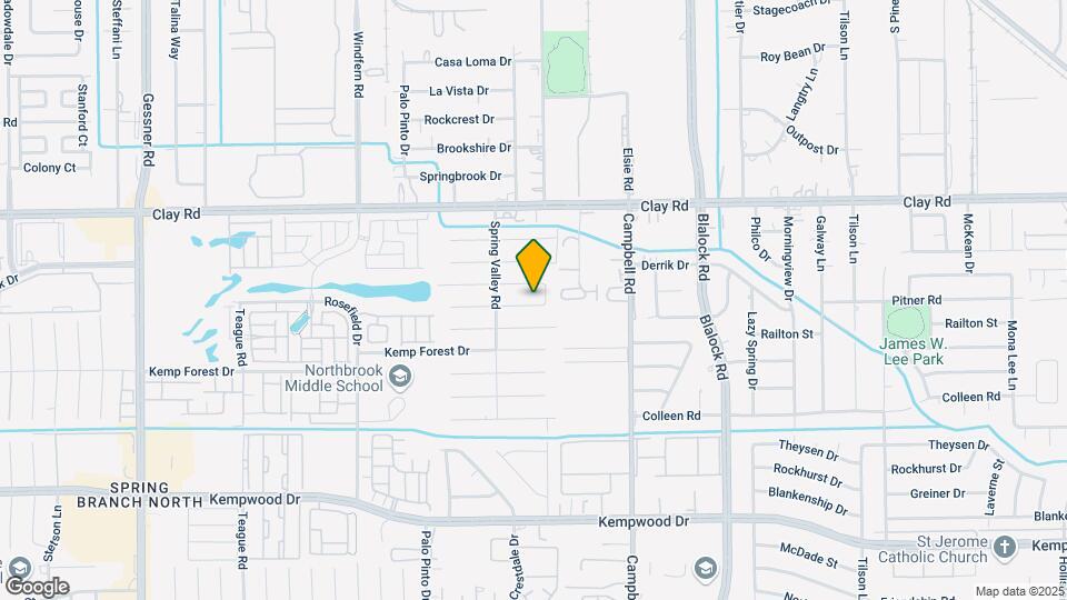 9614 Springmont Dr Map and Location Details