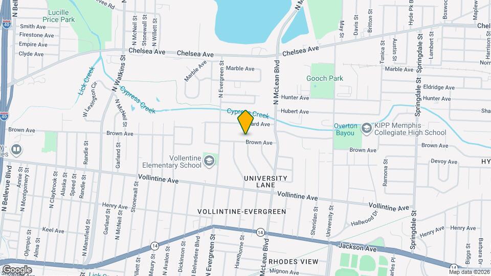 1778 Brown Ave Map and Location Details