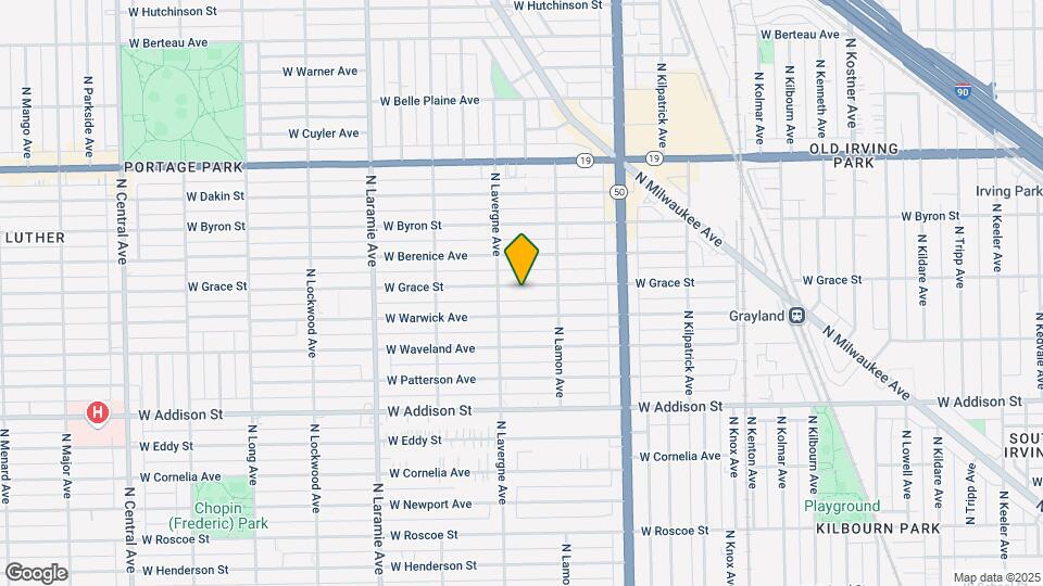 4937 W Grace St, Unit 2 Fl Map and Location Details